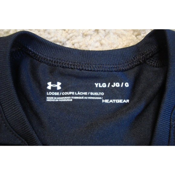 Girls Under Armour Hot Pink Black Matching Set Size Youth Large - Picture 6 of 6